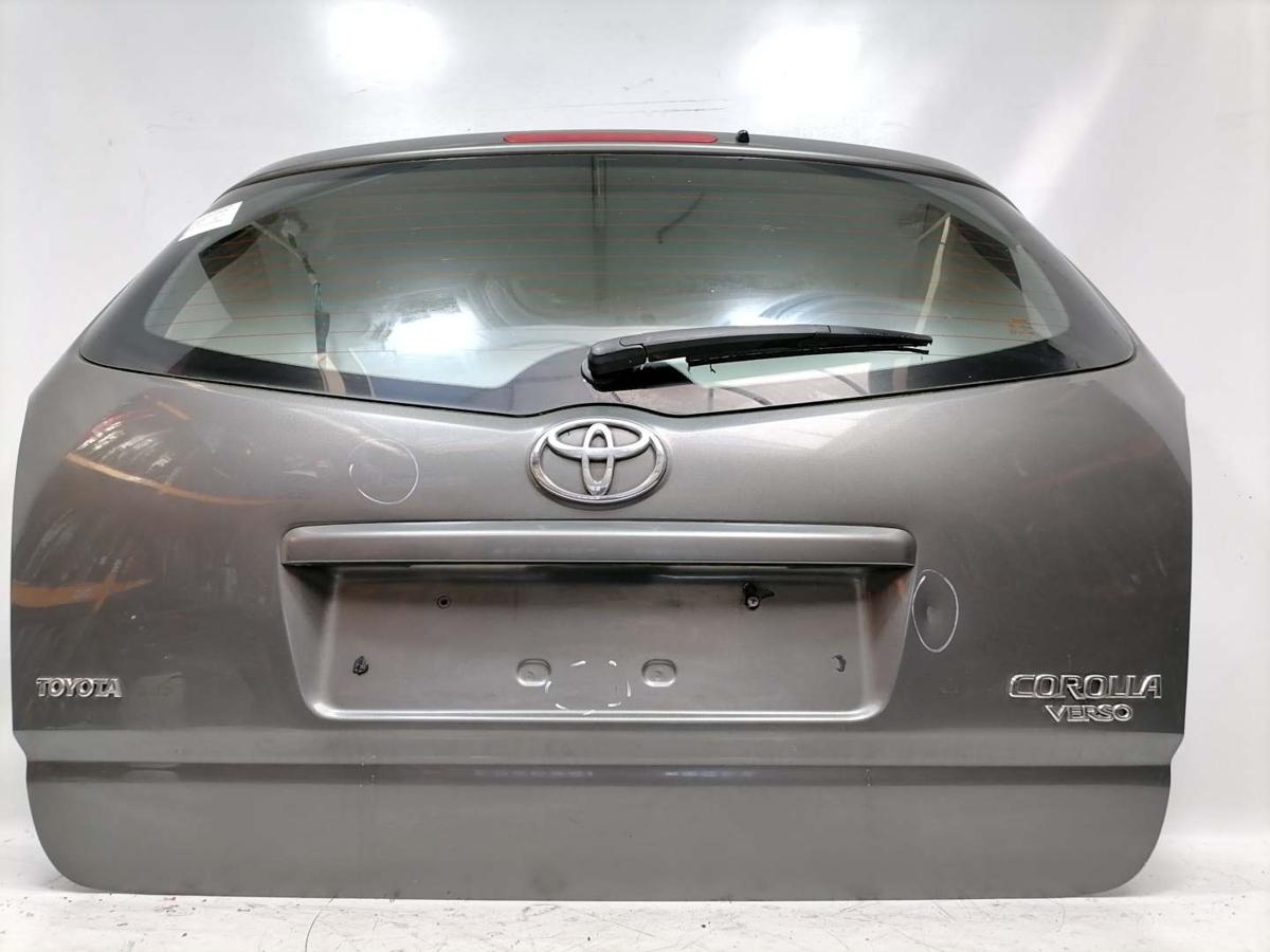 Toyota Corolla Verso original Heckklappe mit Heckscheibe Graumetallic 1C3 Bj.2004